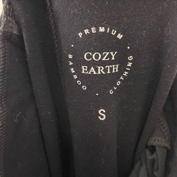 Cozy Earth Black Bamboo Jogger Sweatpants - Picture 5 of 6